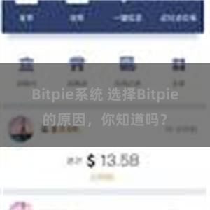 Bitpie系统 选择Bitpie的原因，你知道吗？