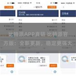 比特派APP直链 比特派官方版：全新更新，稳定更强大