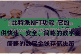比特派NFT功能  它约略为用户提供快速、安全、简略的数字金钱存储决策